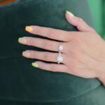 Elegant 1.015 CTW Emerald Diamond Solitaire Engagement Ring | Neptunes Blvd.