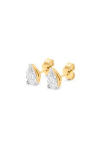 Pear Diamond Stud Earrings