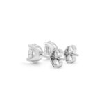 1.616 CTW Oval Diamond Stud Earrings - Timeless Elegance and Brilliance