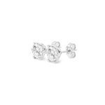 4.244 CTW Round Diamond Stud Earrings - Exquisite Brilliance and Elegance