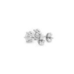 4.244 CTW Round Diamond Stud Earrings - Exquisite Brilliance and Elegance