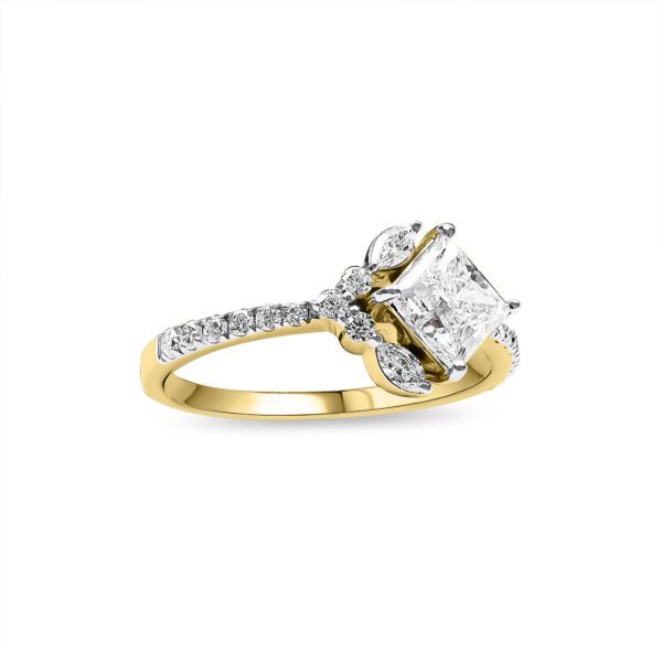 Elegant 1.284 CTW Round Diamond Accented Engagement Ring | Neptunes Blvd.