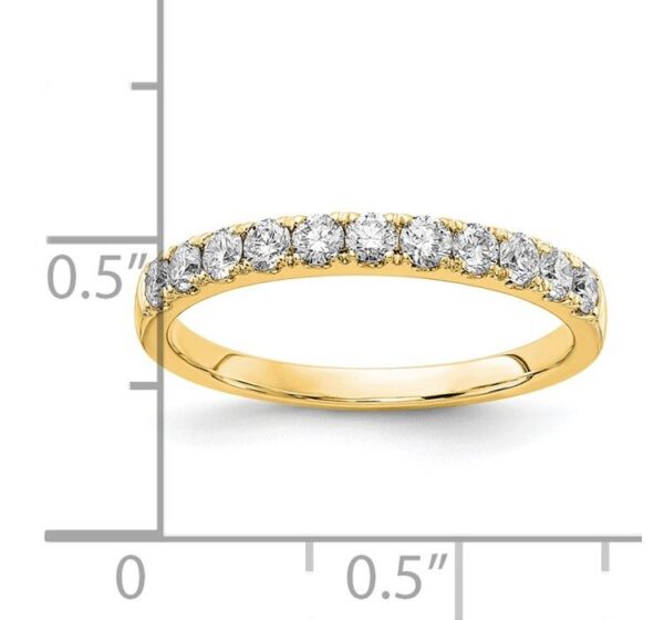 14K Gold Lab Grown Diamond VS/SI GH, 1/2ct Wedding Band